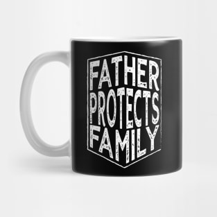 Father protects family Mug